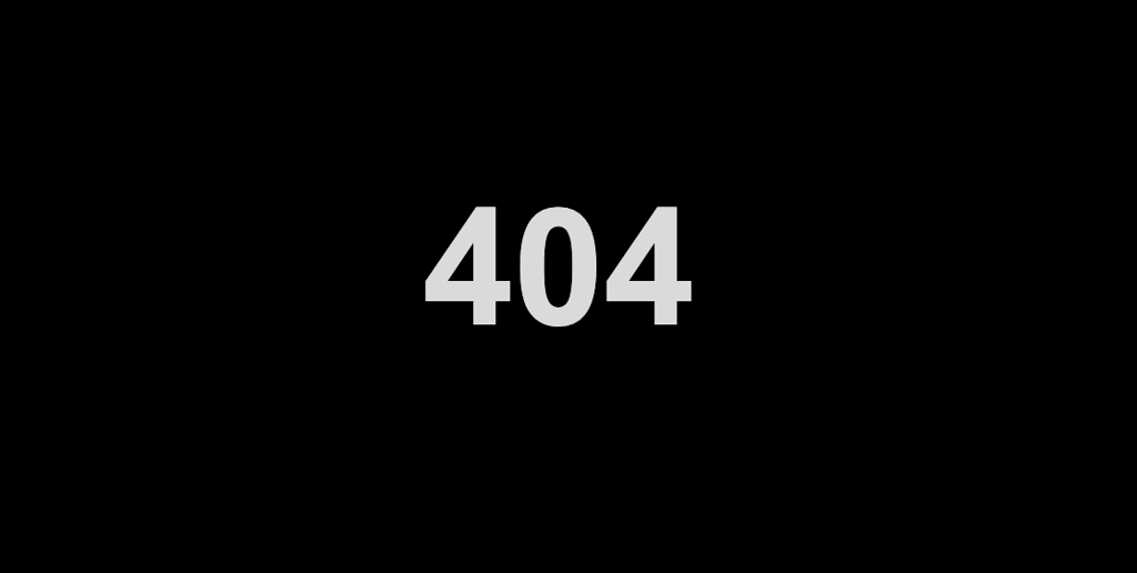 404 error