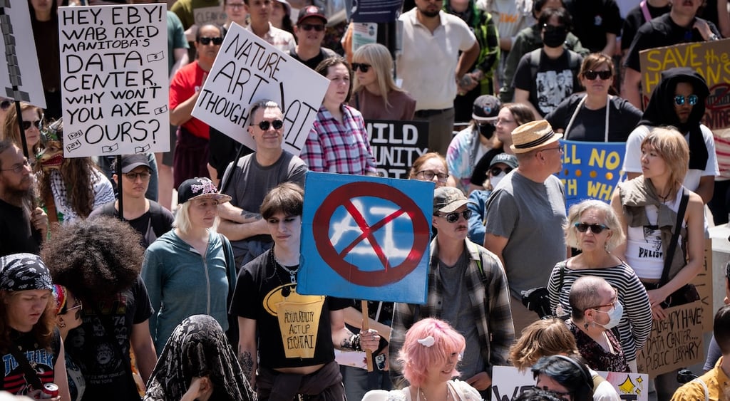 AI protest