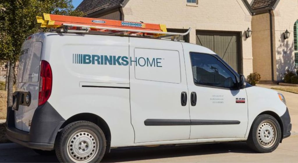 Brinks Home Security van