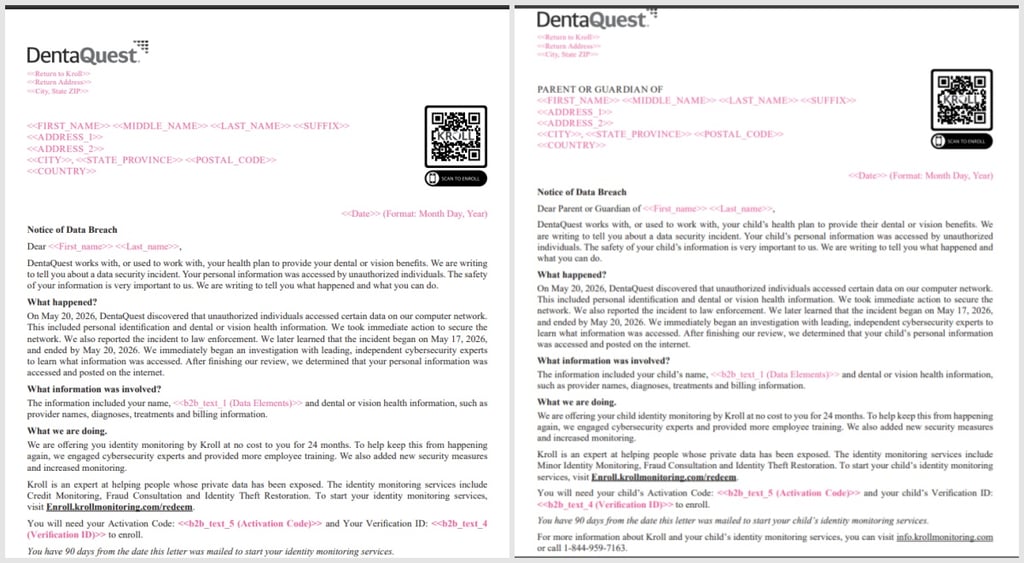 DentaQuestbreachnotices dbl