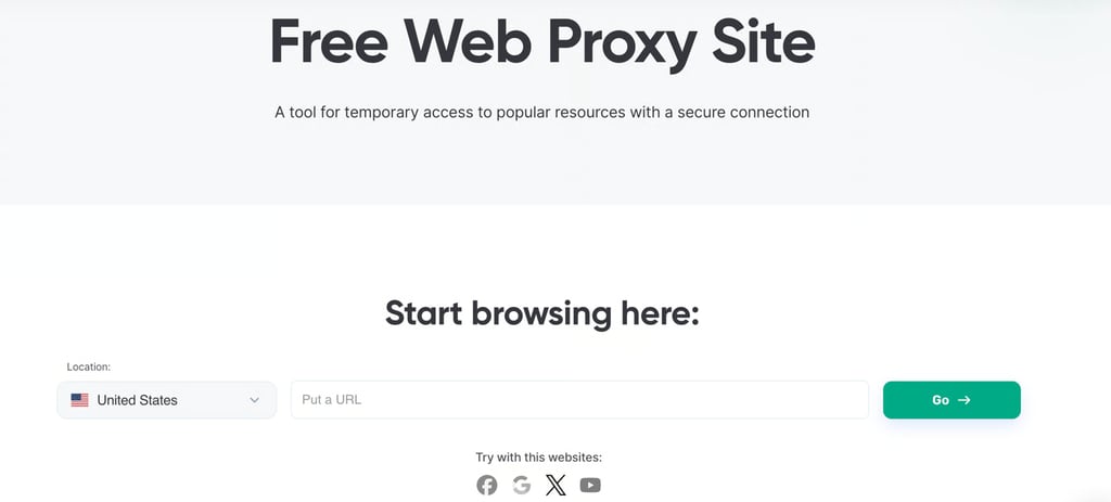GoLogin free proxy service