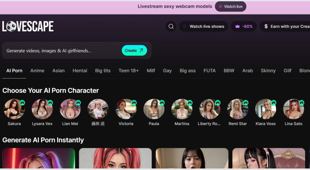 Lovescape website