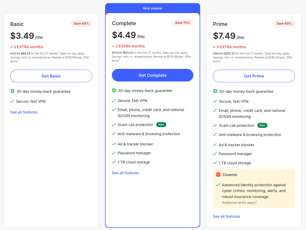 NordVPN VPN plan bundles