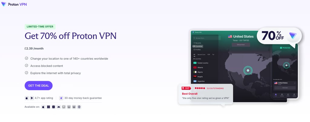 Proton VPN is the top Rule34 UK VPN