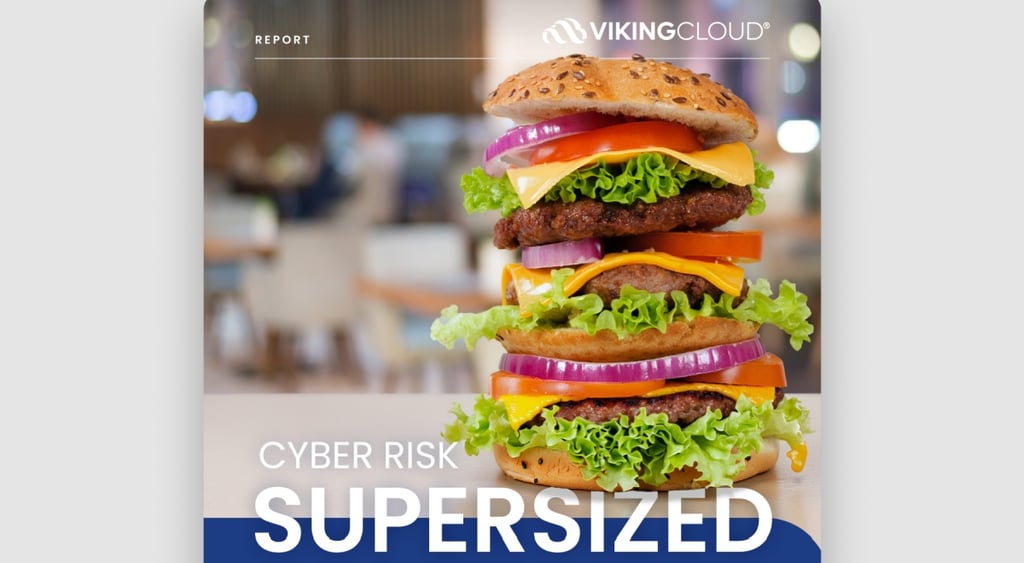 VikingCloud fast food cyber report cover