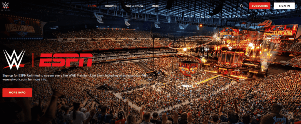 WWE Network on ESPN