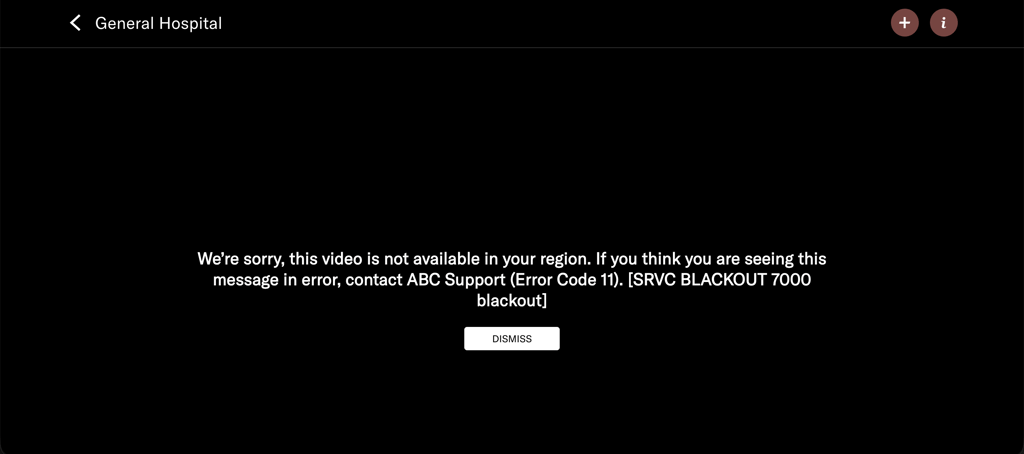 abc error message