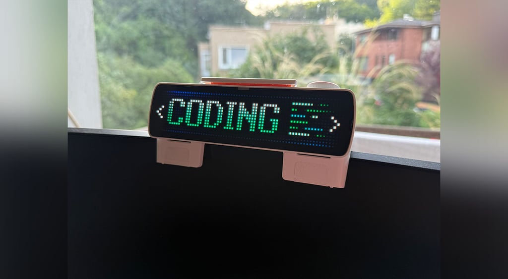 Busy Bar status "Coding"