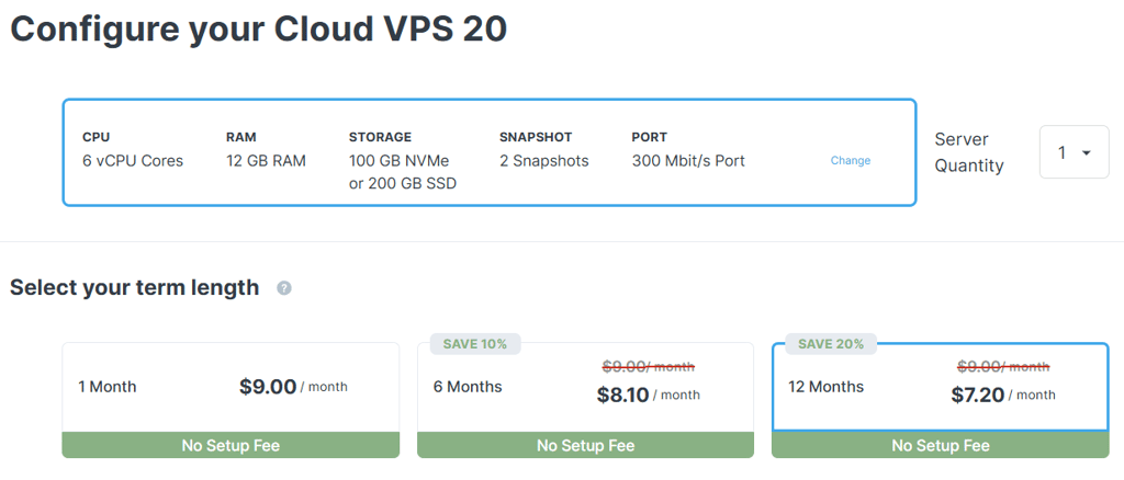 contabo vps checkout
