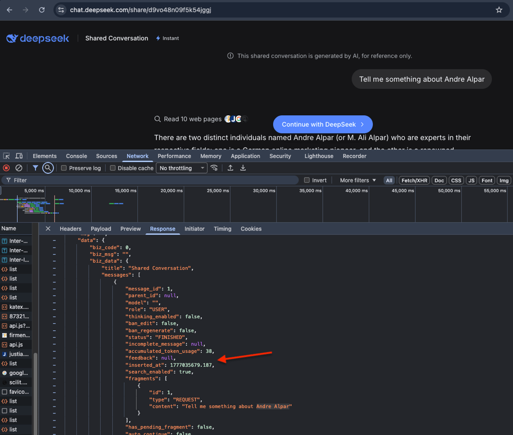 deepseek metadata