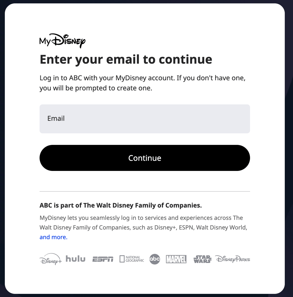 disney account