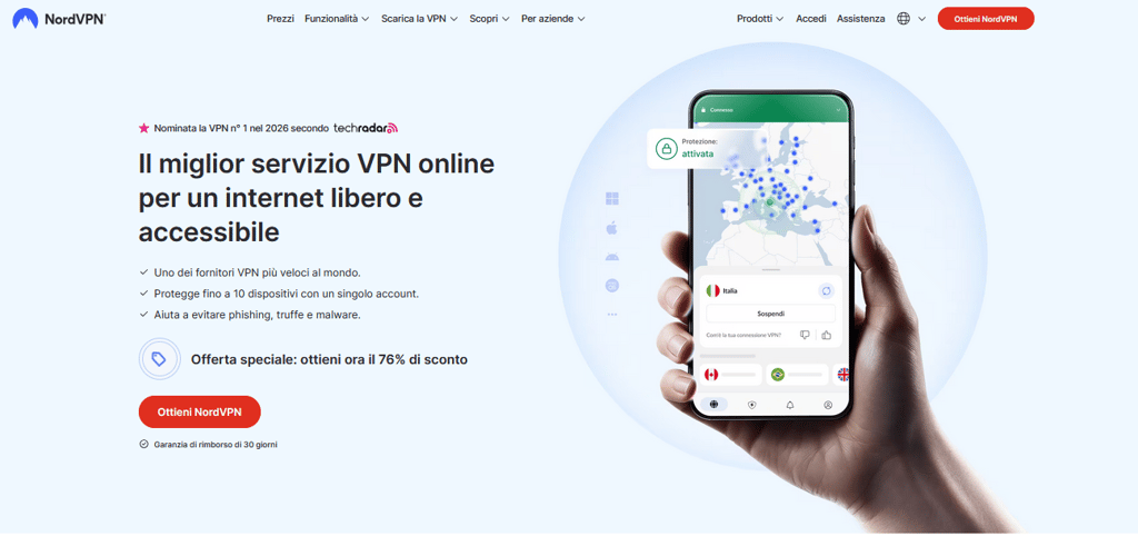 download nordvpn IT
