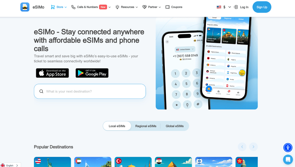 esimo homepage