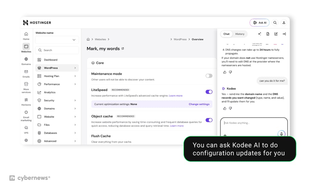 hostinger kodee