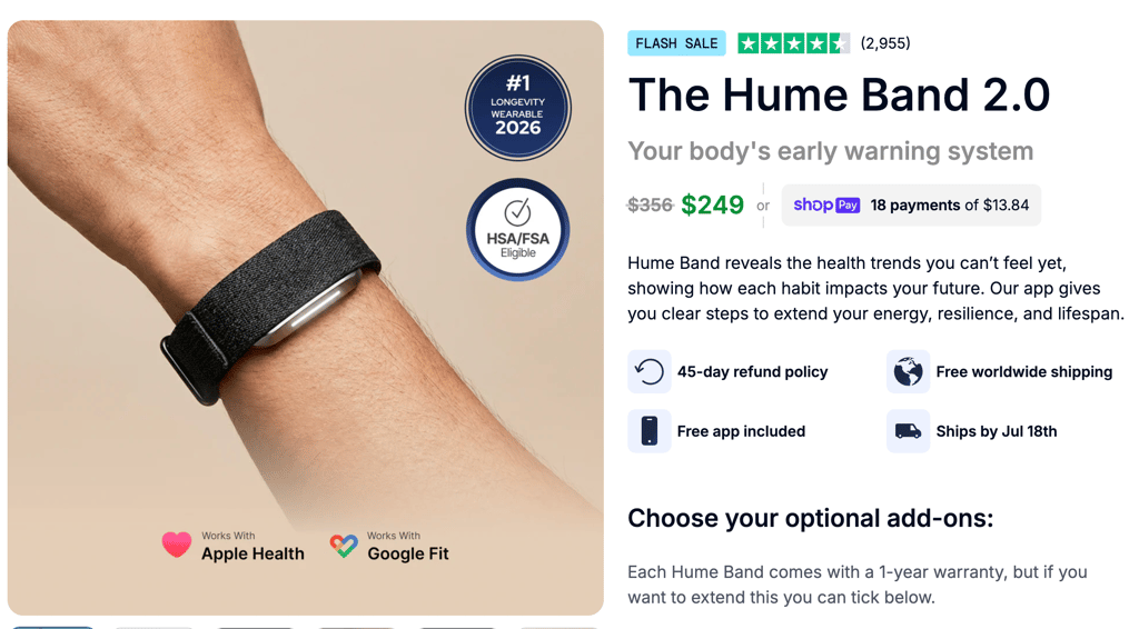 humeband offer