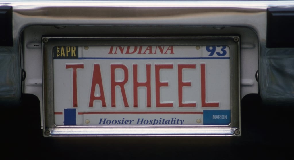 indiana lisence plate 90s