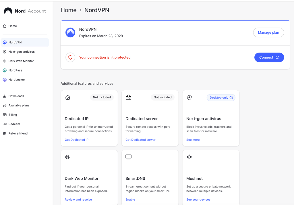 nordaccount smartdns