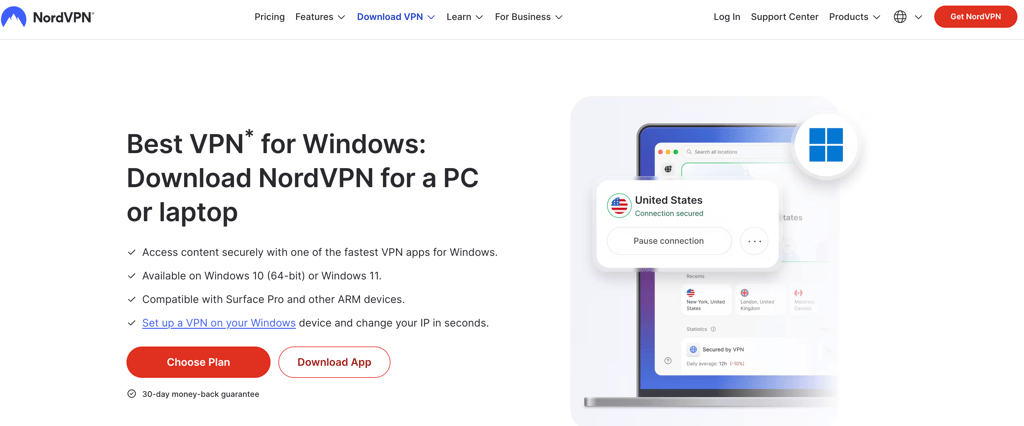 nordvpn download pc windows