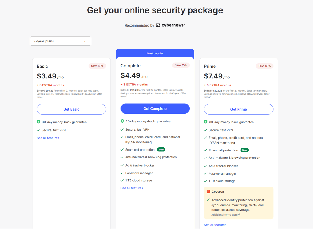 nordvpn plans and pricing july 2026