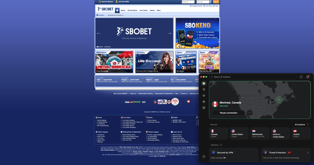 nordvpn sbobet canada