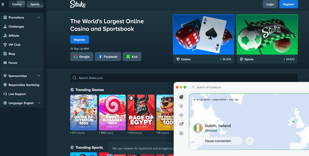 nordvpn stake uk unblocked