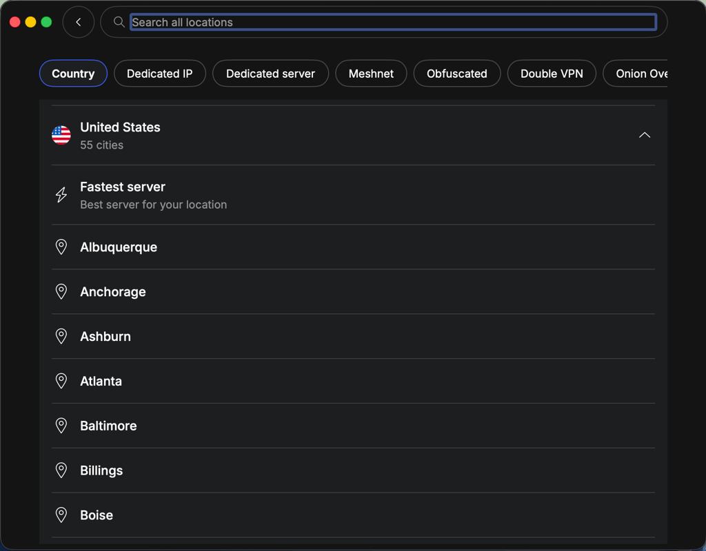 nordvpn us servers 20260716