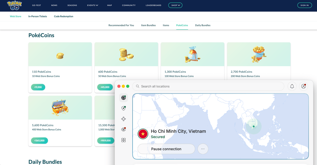 pokecoins june vietnam