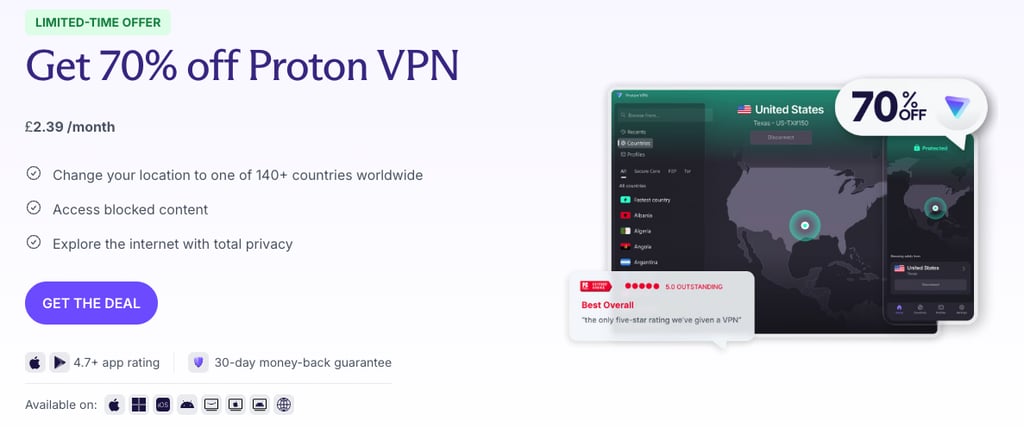Proton VPN xHamster deal
