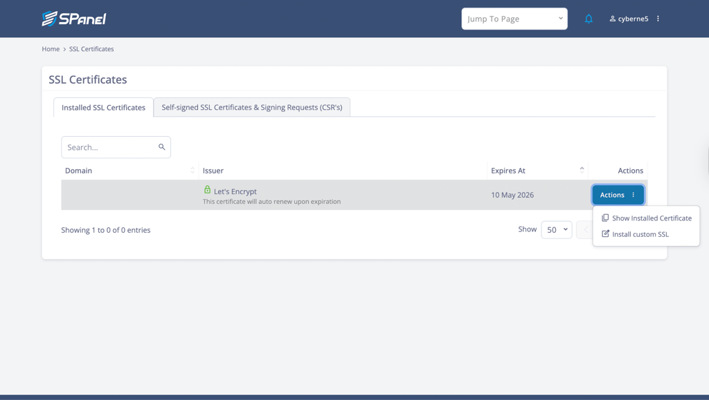 scalahosting ssl settings