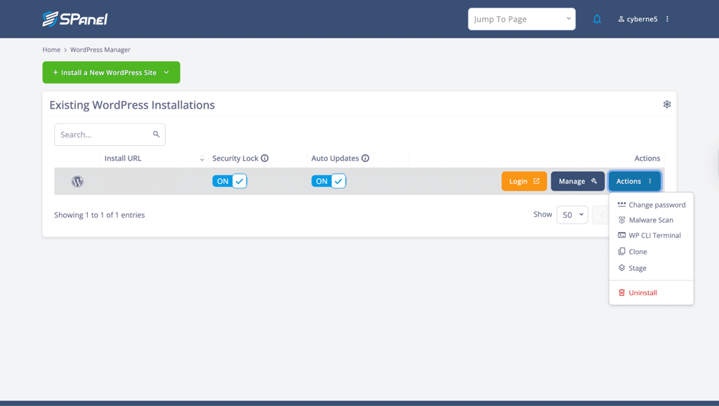 scalahosting wp actions