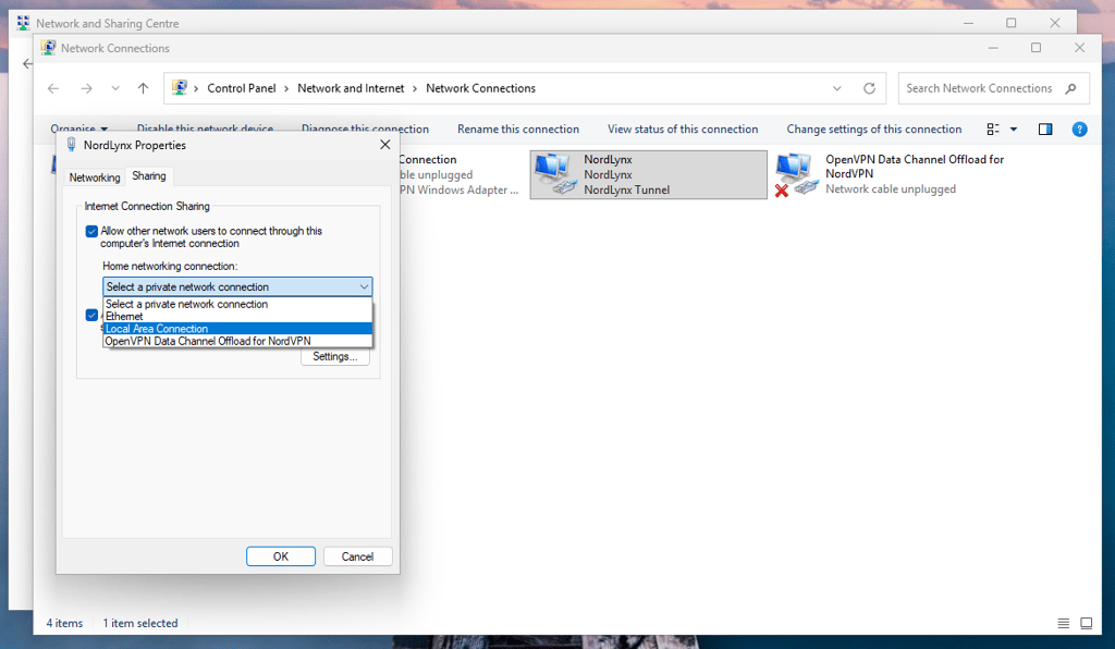 share vpn wifi 10