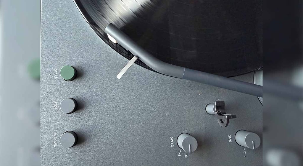 Sony turntable setup