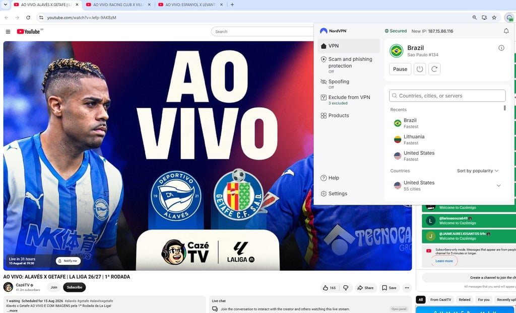 Alaves Getafe CazeTV