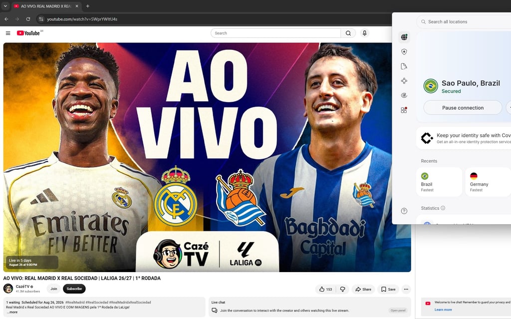 CazeTV LaLiga Real Madrid vs Real Sociedar 