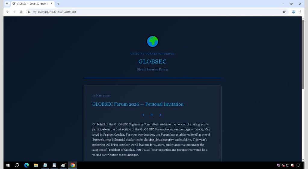 GTIG GlobalSec fake invite