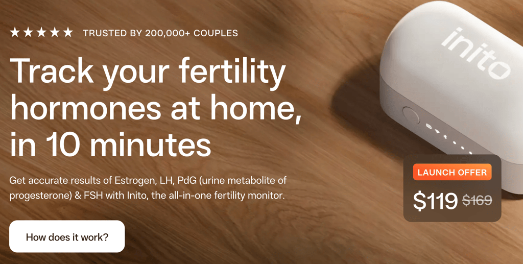 Inito landing page
