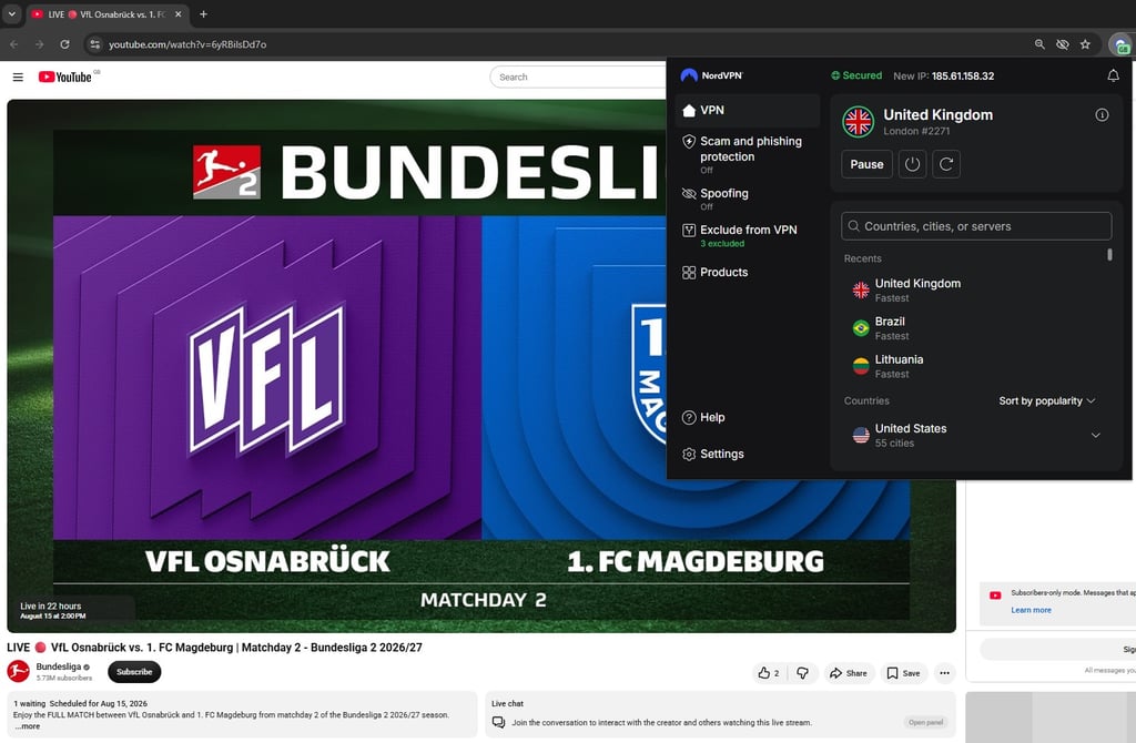 Osnabruck vs Magdeburg YouTube