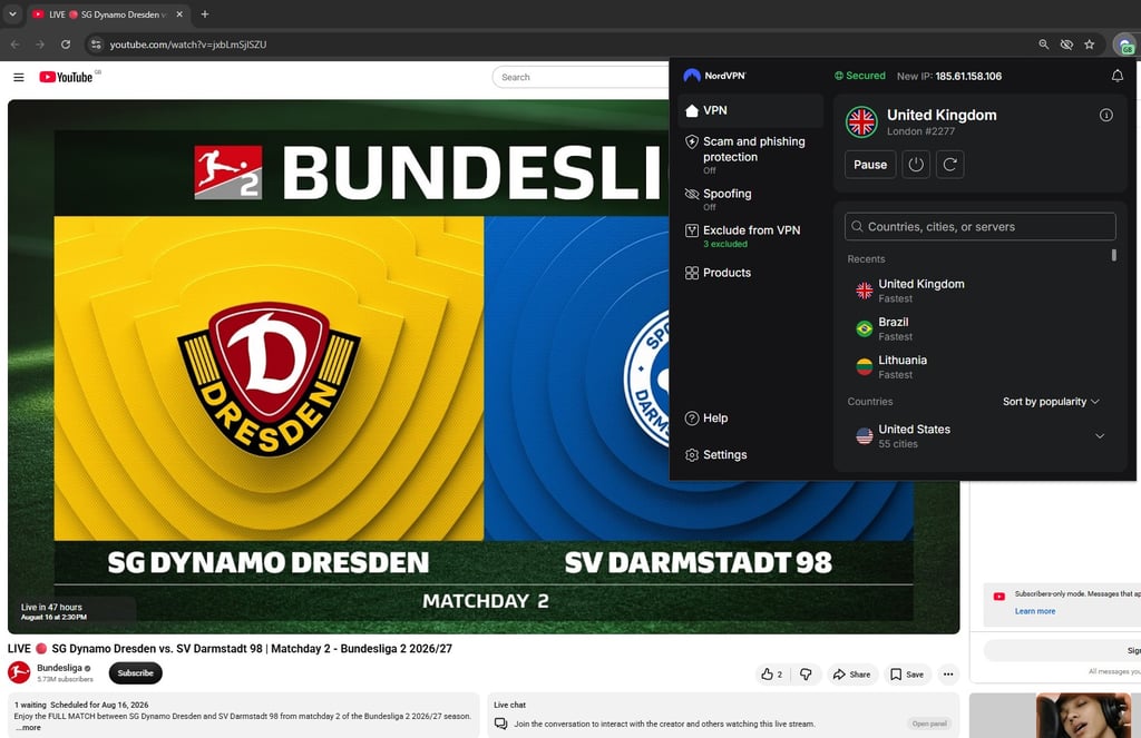 SG Dynamo Dresden vs SV Darmstadt 98 YouTube
