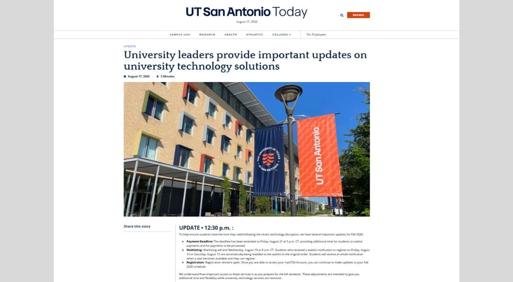 UTSA cyberattack update