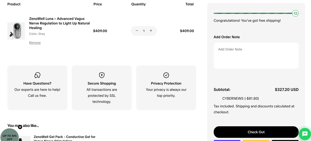 ZenoWell discount code