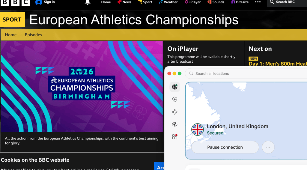 bbciplayer eu athletics champ