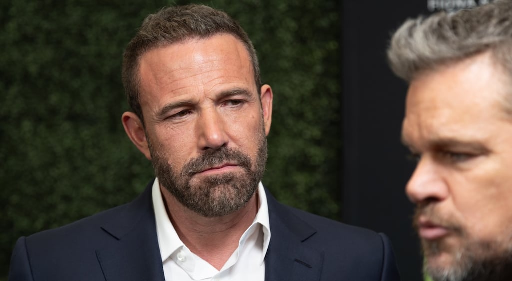ben affleck pout