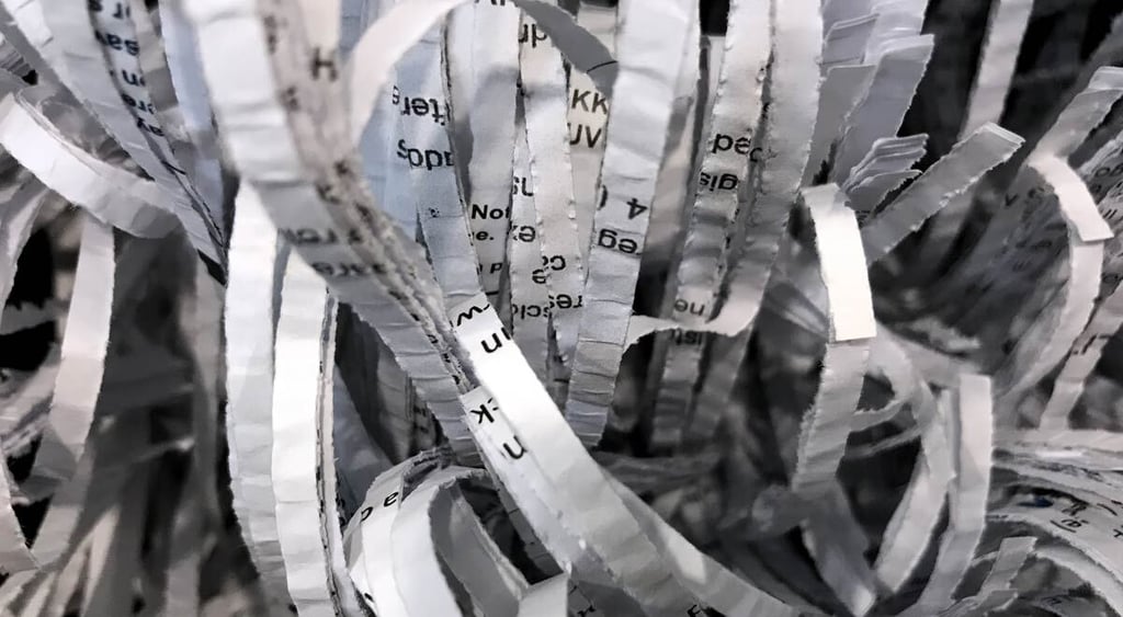 Destroyed book
