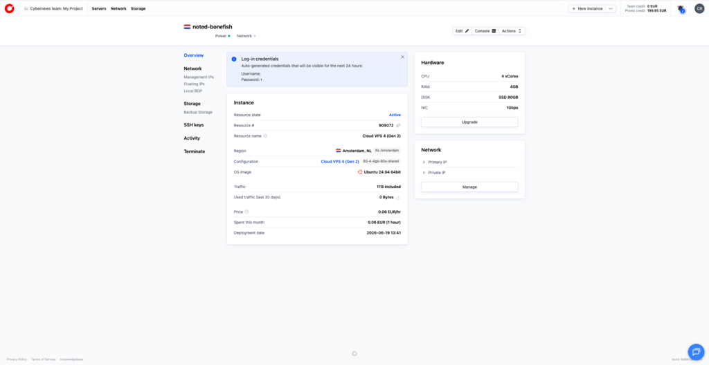 cherryserver server overview