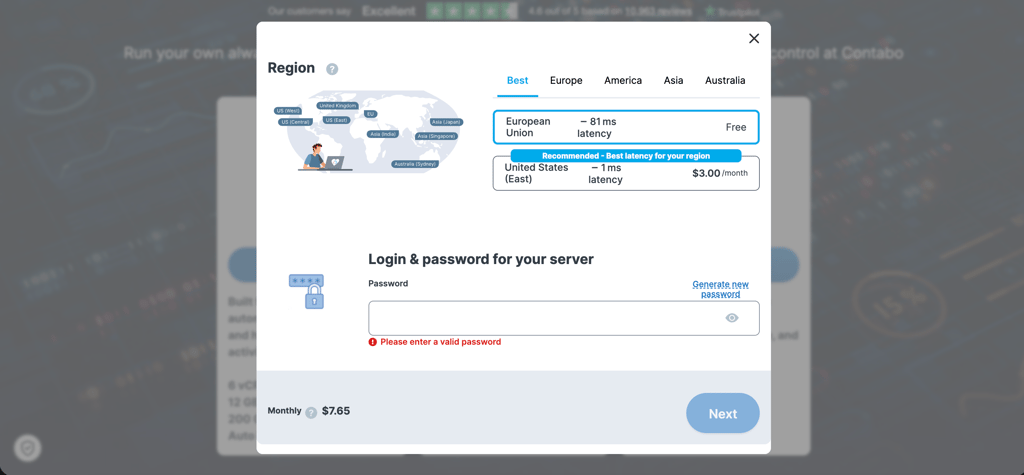 contabo configuring vps paperclip