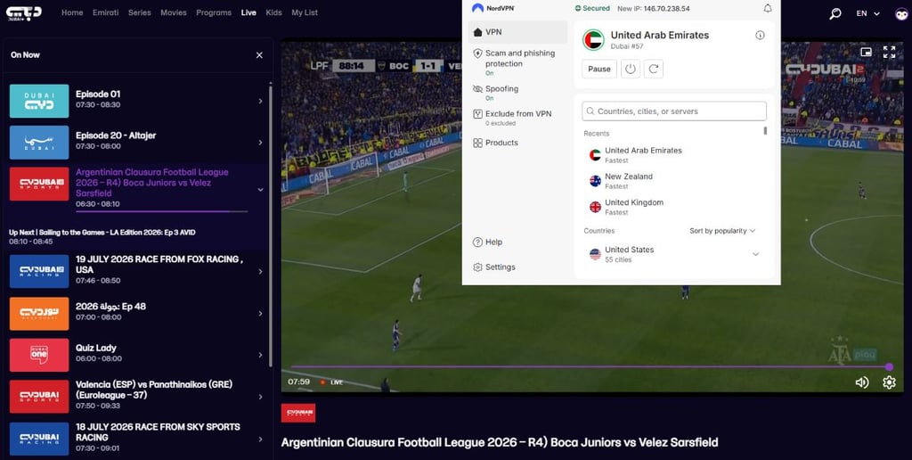 dubai plus streaming vpn