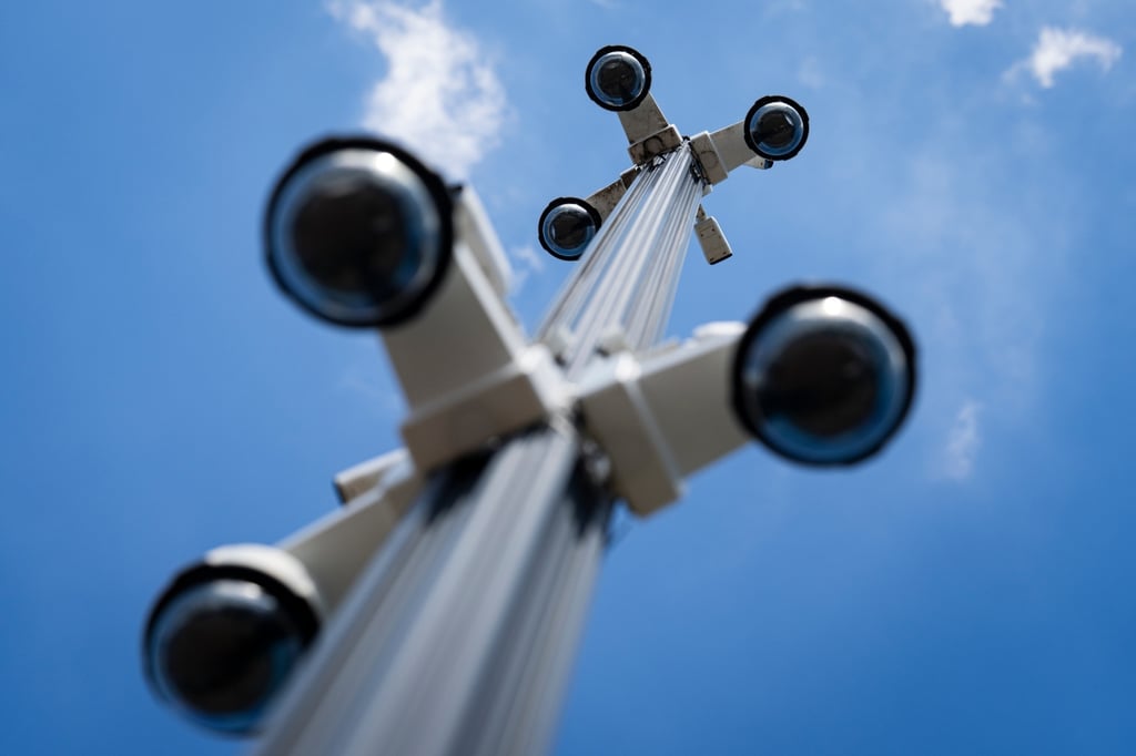 A Flock surveillance camera. Al Drago via Getty Images.