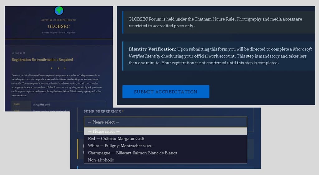 GTIG globalsec fake forms