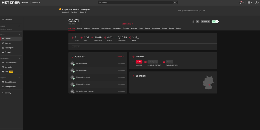 hetzner orca vps
