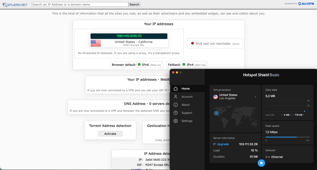 hotspot shield leaks free